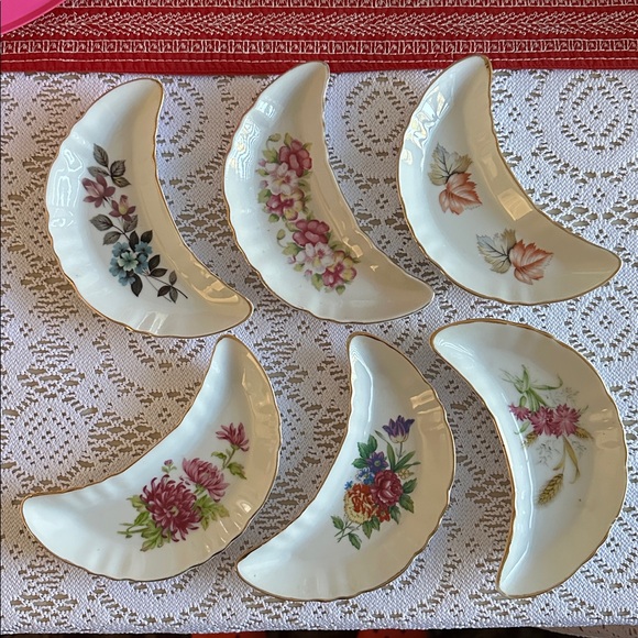 Vintage Chadwick Tea Salad Appetizer Bone China Plates • Set of 6